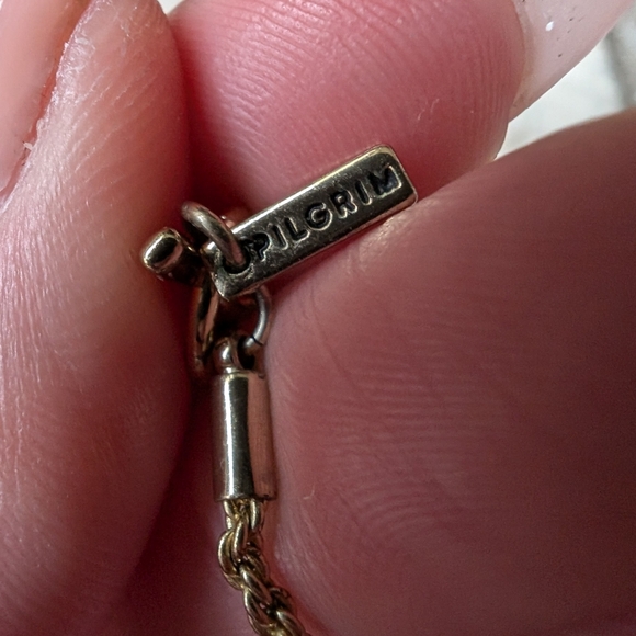 Pilgrim gold plated chain necklace - Picture 4 of 5